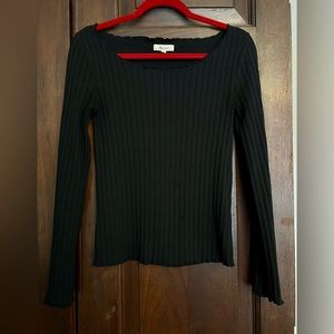 Madewell rib boat neck top